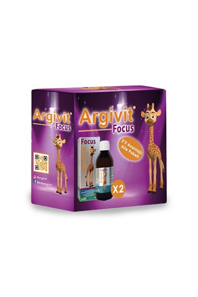 Argivit Focus Avantajlı Aile Paketi ( 2 Adet 150 ml) Şurup