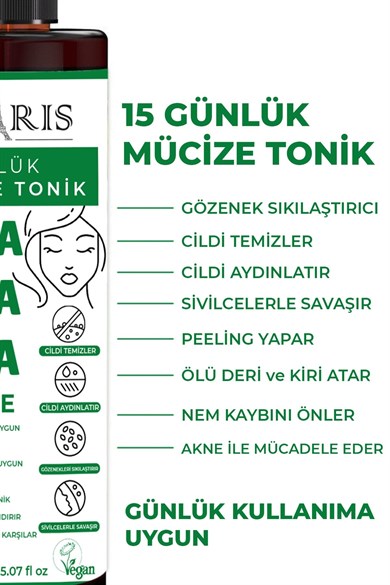 WParis En Iyi Aha/bha/pha Yüz Toniği (tonik) , Yüz Temizleme Jeli Ve Yüz Maskesi