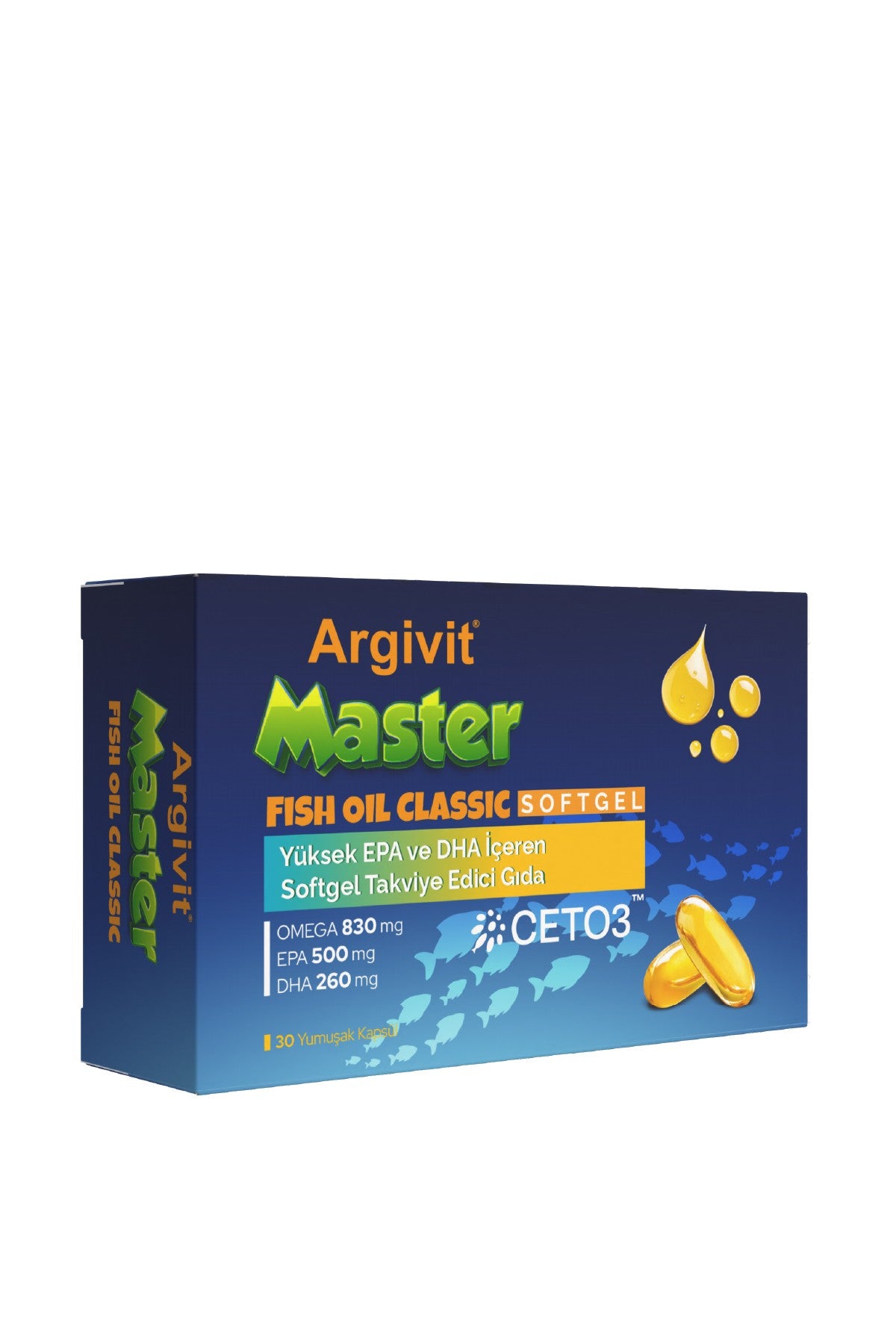 Argivit Master Fish Oil Softgel 30 Yumuşak Kapsül