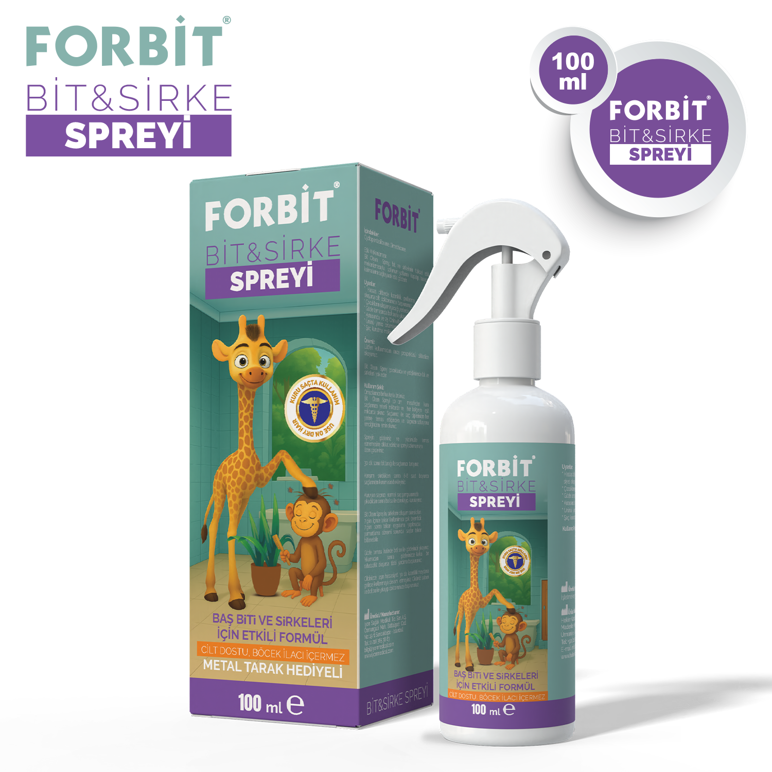 Forbit Bit ve Sirke Spreyi 100 mL