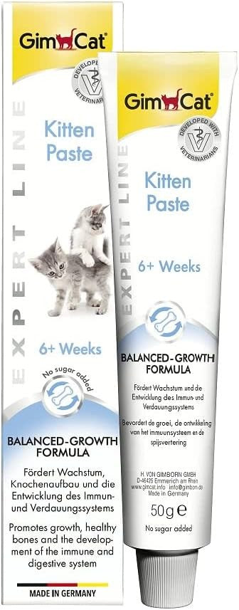GimCat Kitten Vitamin Paste Yavru Kedi Macunu 50Gr
